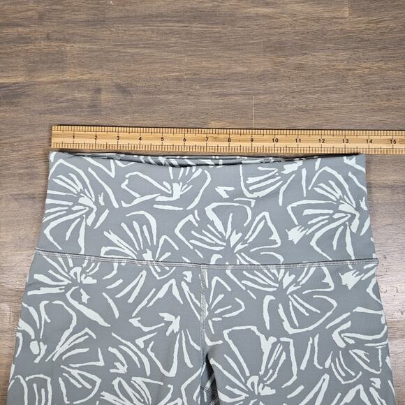 Athleta Women's Leggings Elation Textured 7/8 Tight Medium Floral Print - Picture 7 of 8